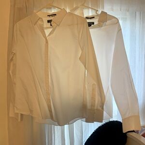 White Button Up Shirts